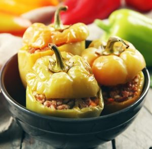 Vegan Thanksgiving Recipes Stuffed Peppers 