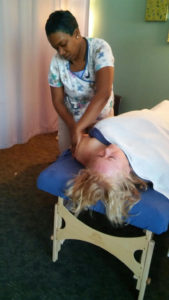 Student Massaging Patient | Massage Therapy Training Programs