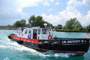 Michigan is the only place in the world with a floating post office.