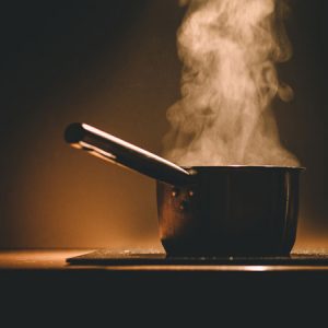Pot of Water Boiling on Stove - Dorsey Culinary Academy