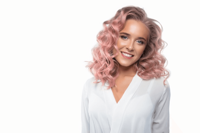 Rose Gold Hair Beauty School