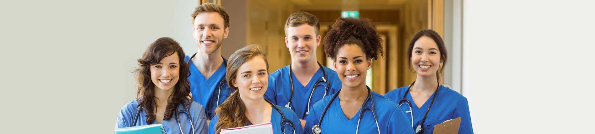 Medical Assistant program with a group of students 